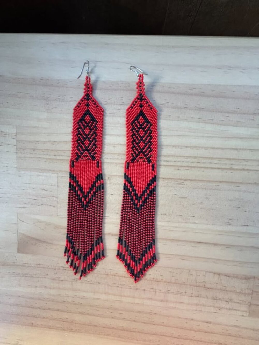 Mother Sierra Volcanes Beaded Earrings - Picture 2 of 2